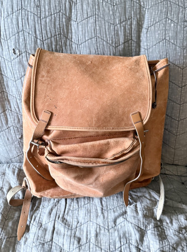 Vintage bean leather - bean,
